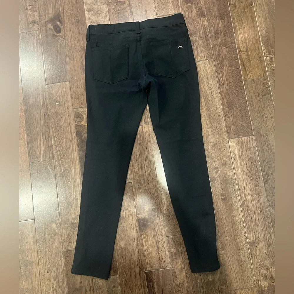 Rag & Bone Skinny Stretch Jeans (Black, 26) - Picture 5 of 7